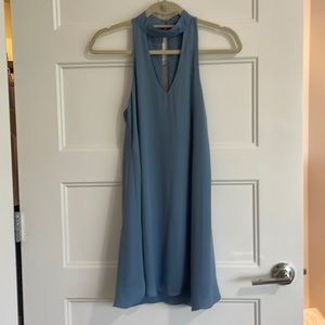 Lulus light blue high neck dress